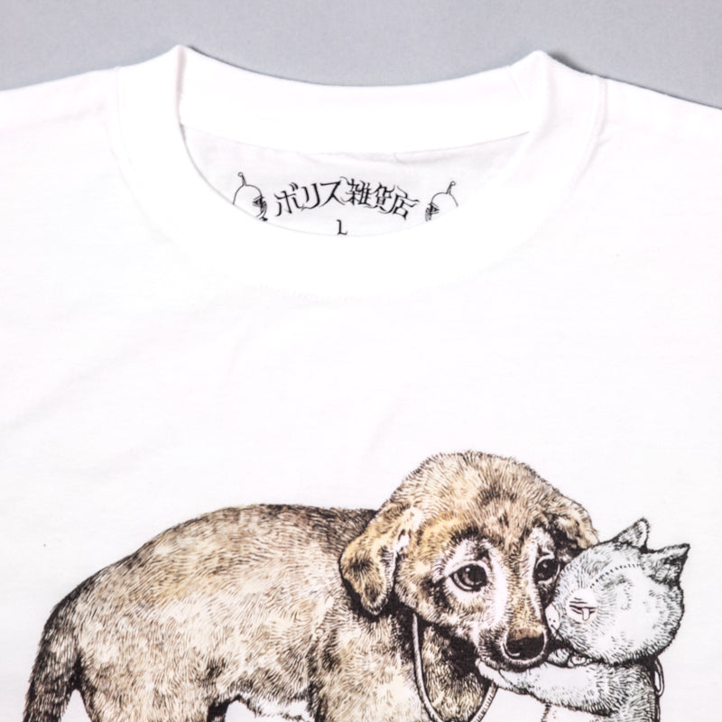 Tシャツ のらいぬとニャンコ
