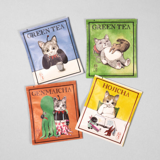 ボリス煎餅&お茶4種セット