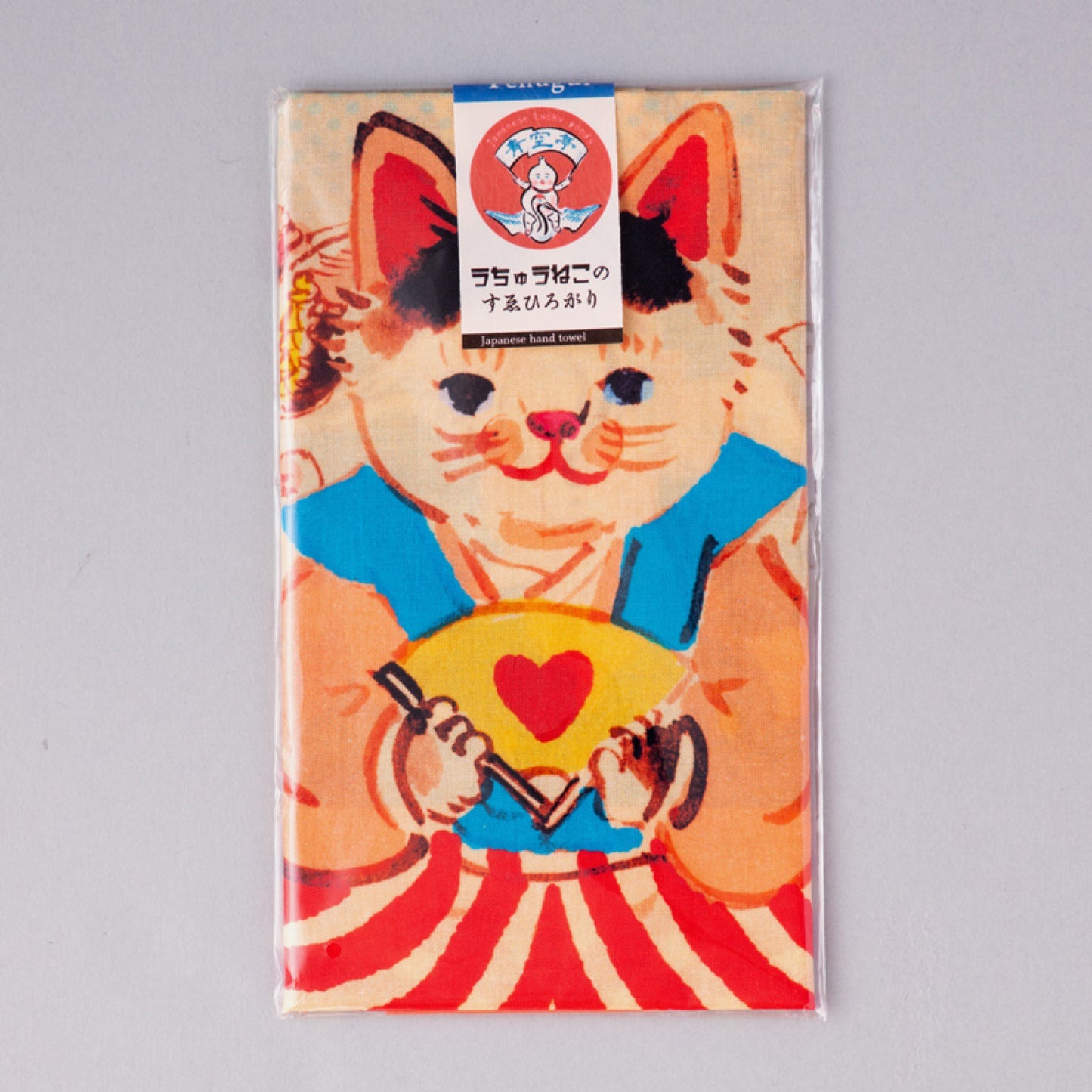 犬ん子 てぬぐい うちゅうねこのすゑひろがり