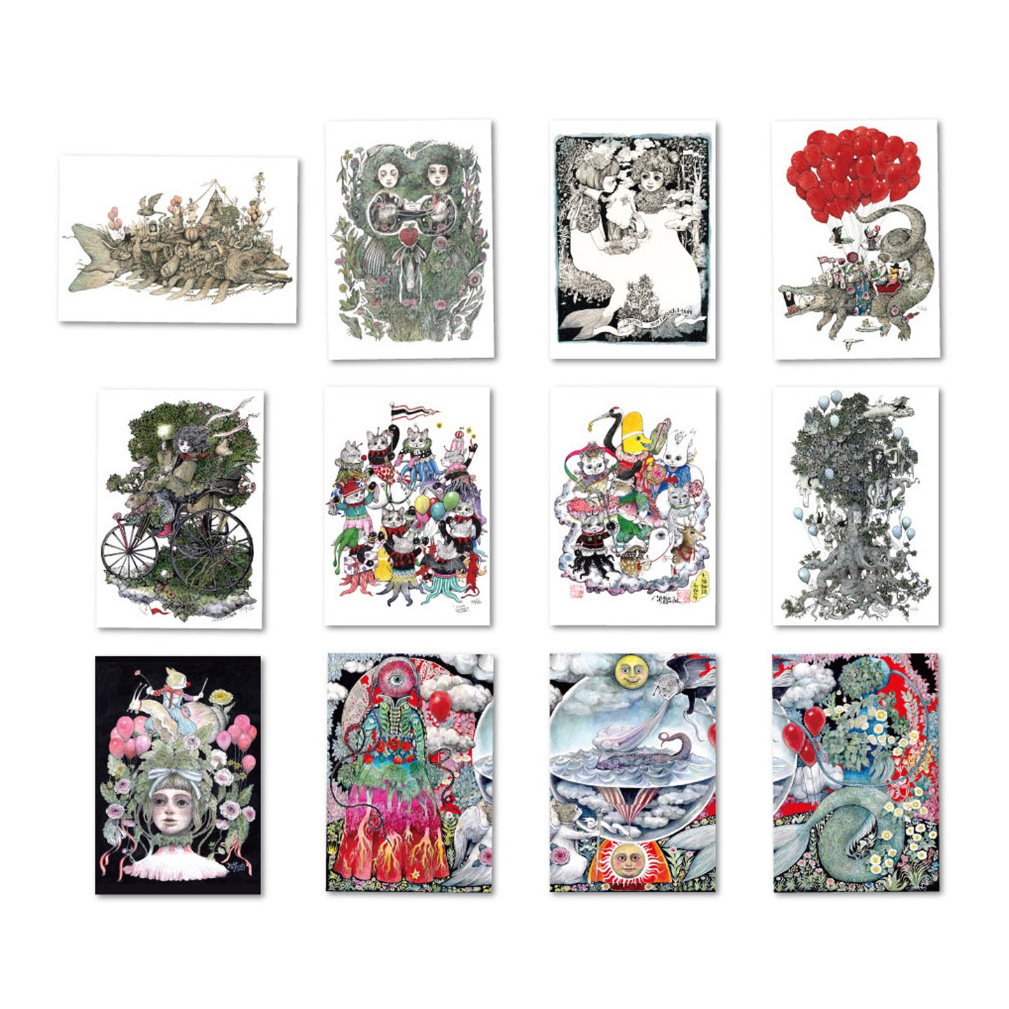 Canned Postcard Set Shuumaku