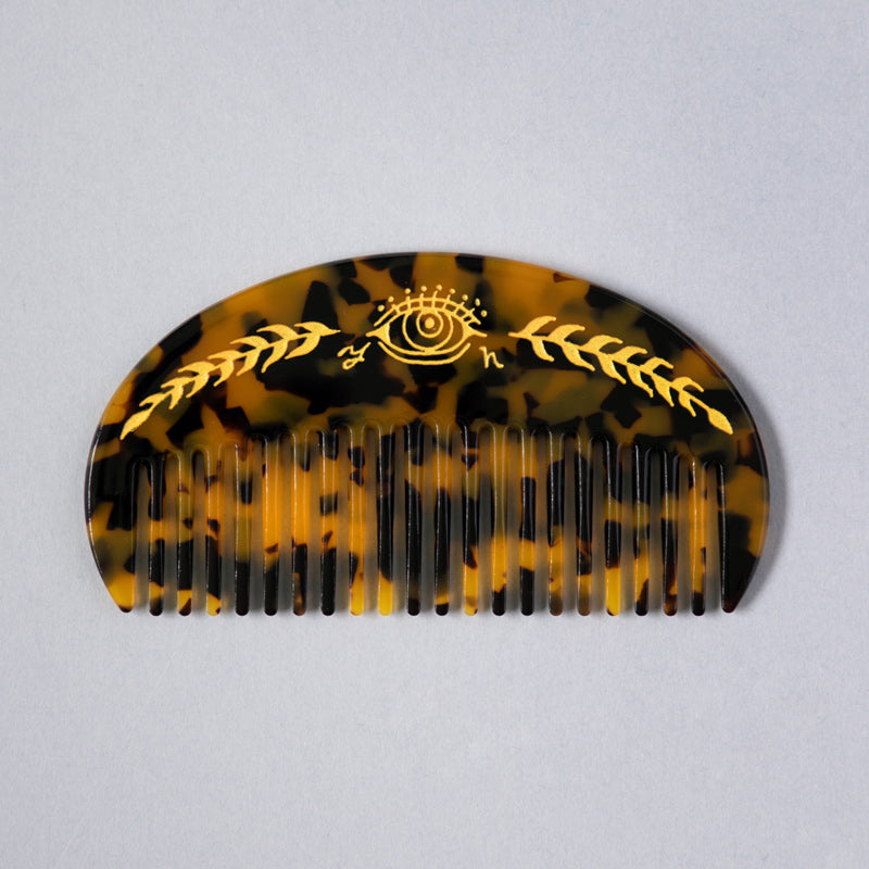Brown comb with case