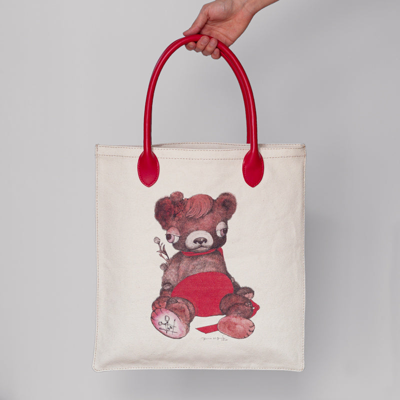 *受付終了*【受注生産】Bear トートバッグ レッド