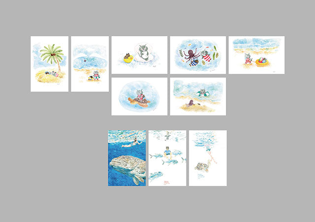 【海展】 ポストカード20種セット(ケース付)