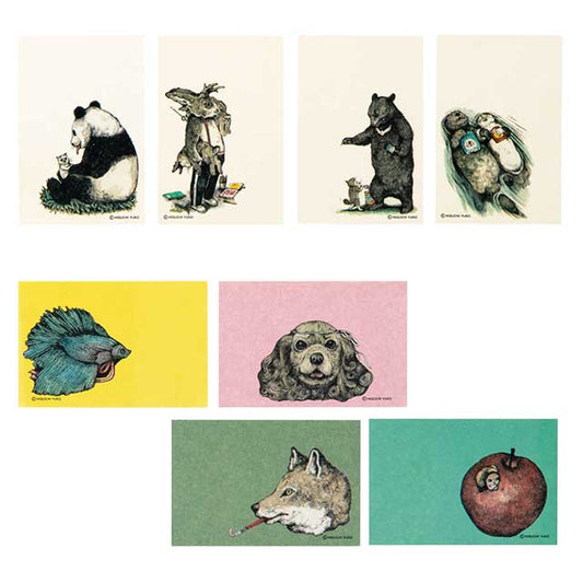 Higuchi Yuko x Holbein 2018 sticky note roll all 2 types x 2 each 4 piece set