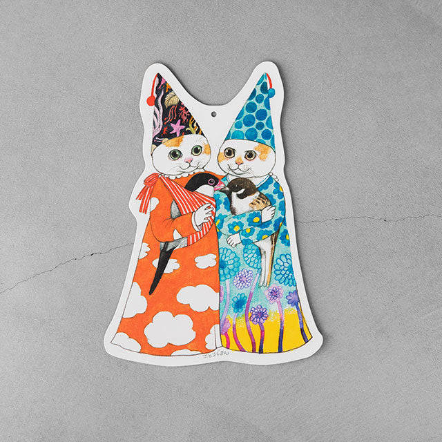 Die-cut postcard Kotorijiman