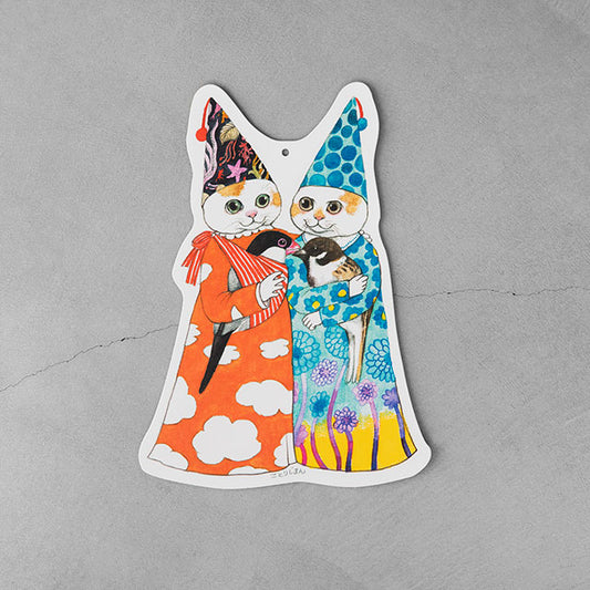 Die-cut postcard Kotorijiman