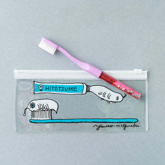 Floating toothbrush (with case) Koharu ni Hanataba wo