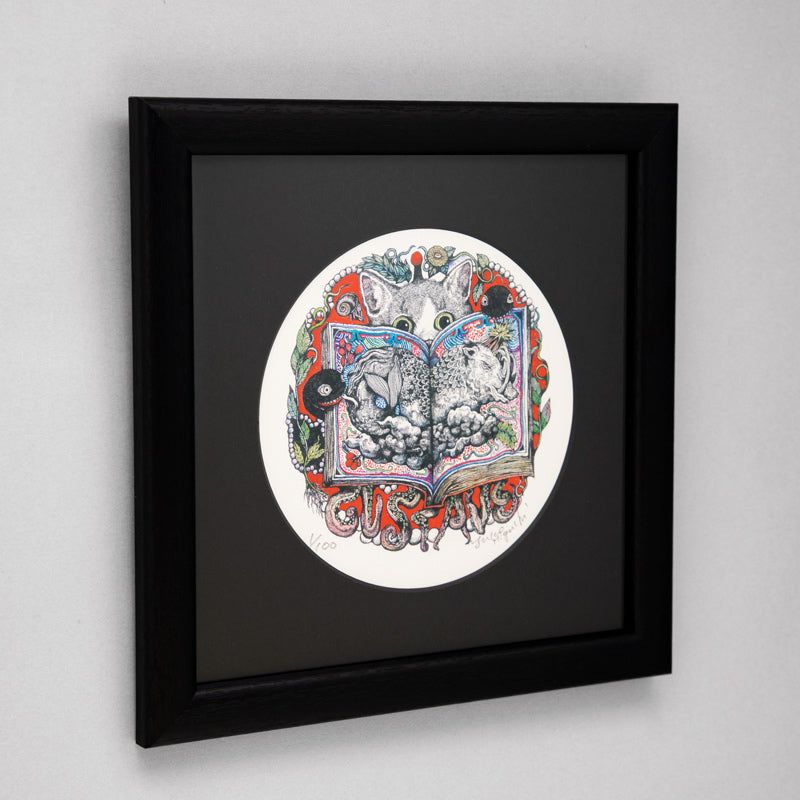 【額装】複製画 GUSTAVEくんと本
