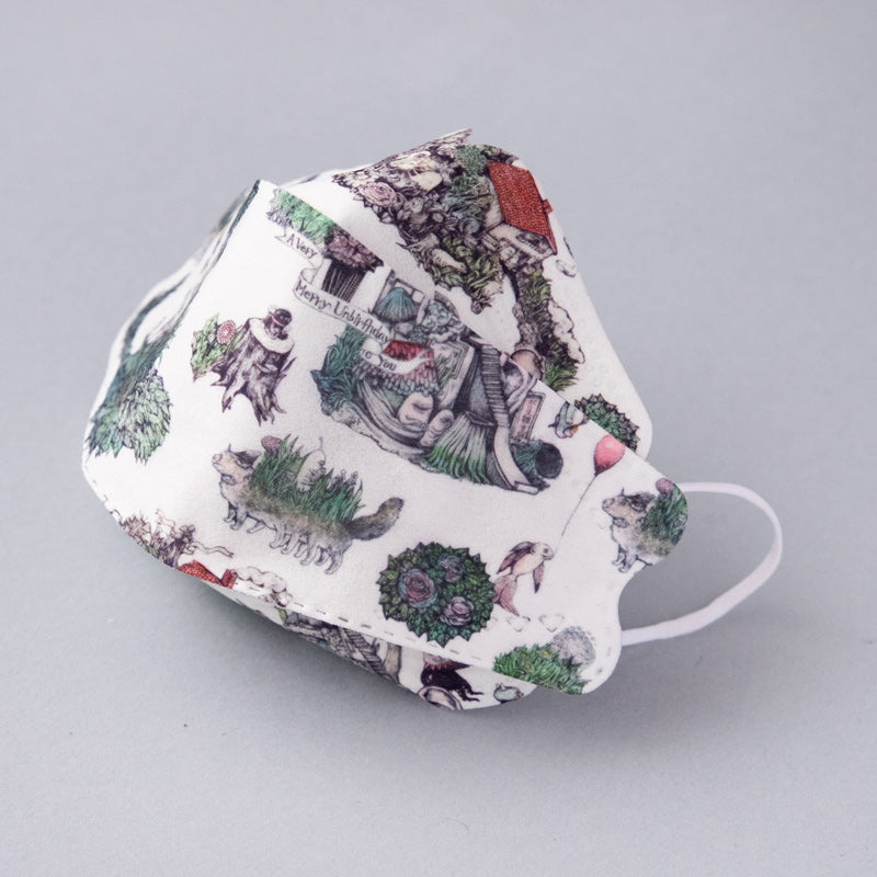 Non-woven fabric mask "Honya no Arumachi"