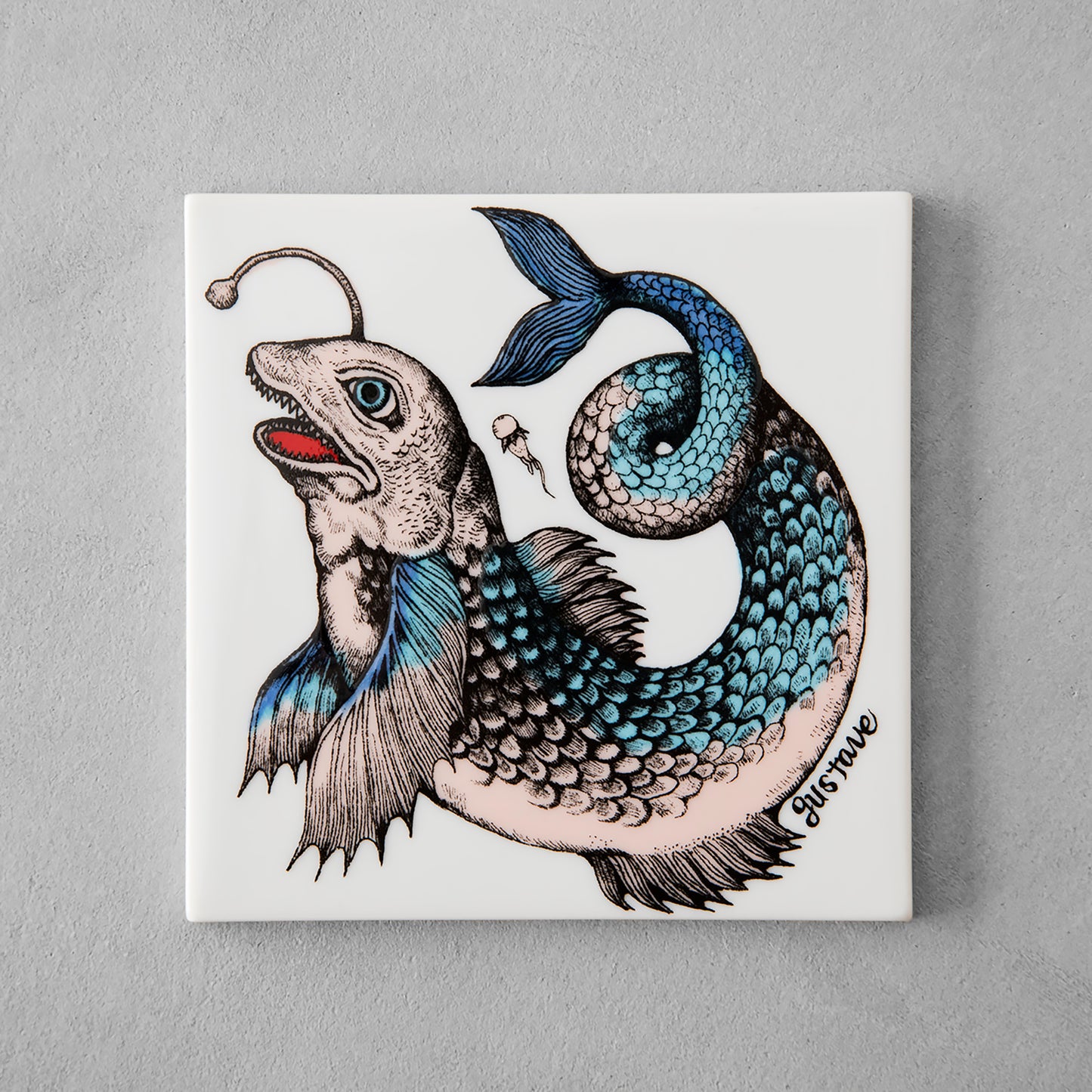 Ceramic plate Kaigyo