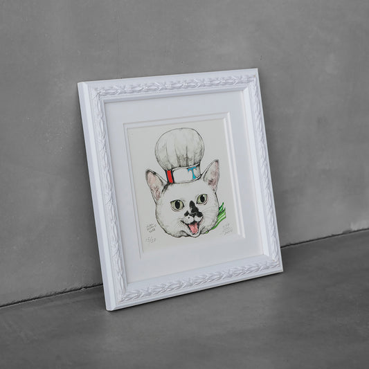 【額装】複製画 ベーカリーナイスキャッツ てんまる