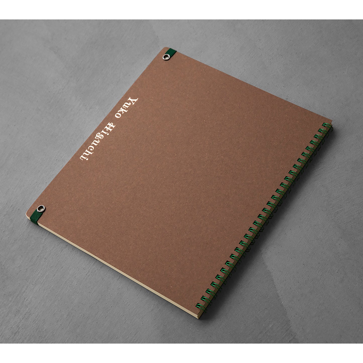 Whole surface foil stamped Ring Notebook Seal Zukan