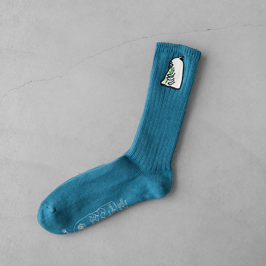 Socks Hitotsume-chan green color