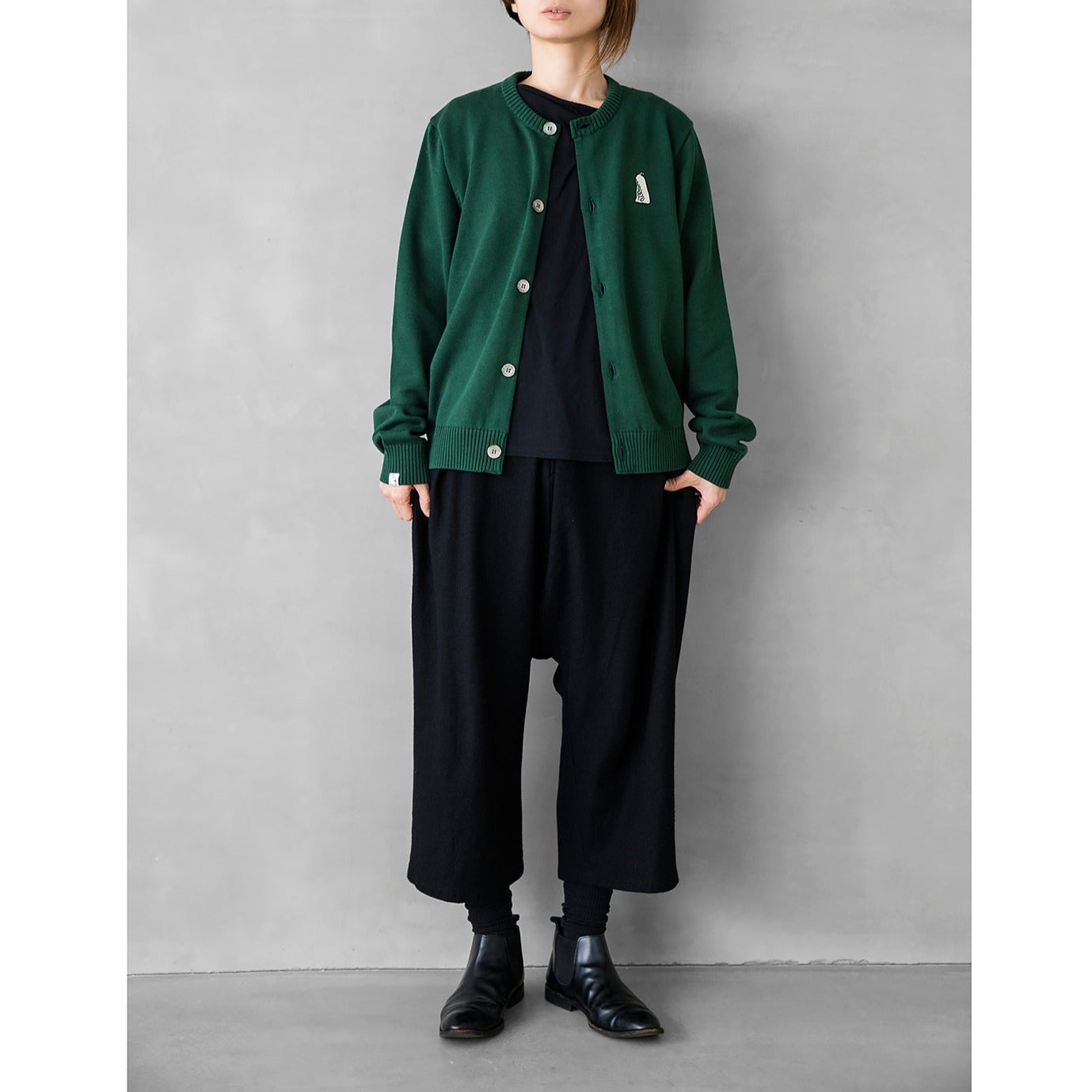 【あわせがい対象商品(ワッペン別売)】カーディガン ワッペン:左胸2個