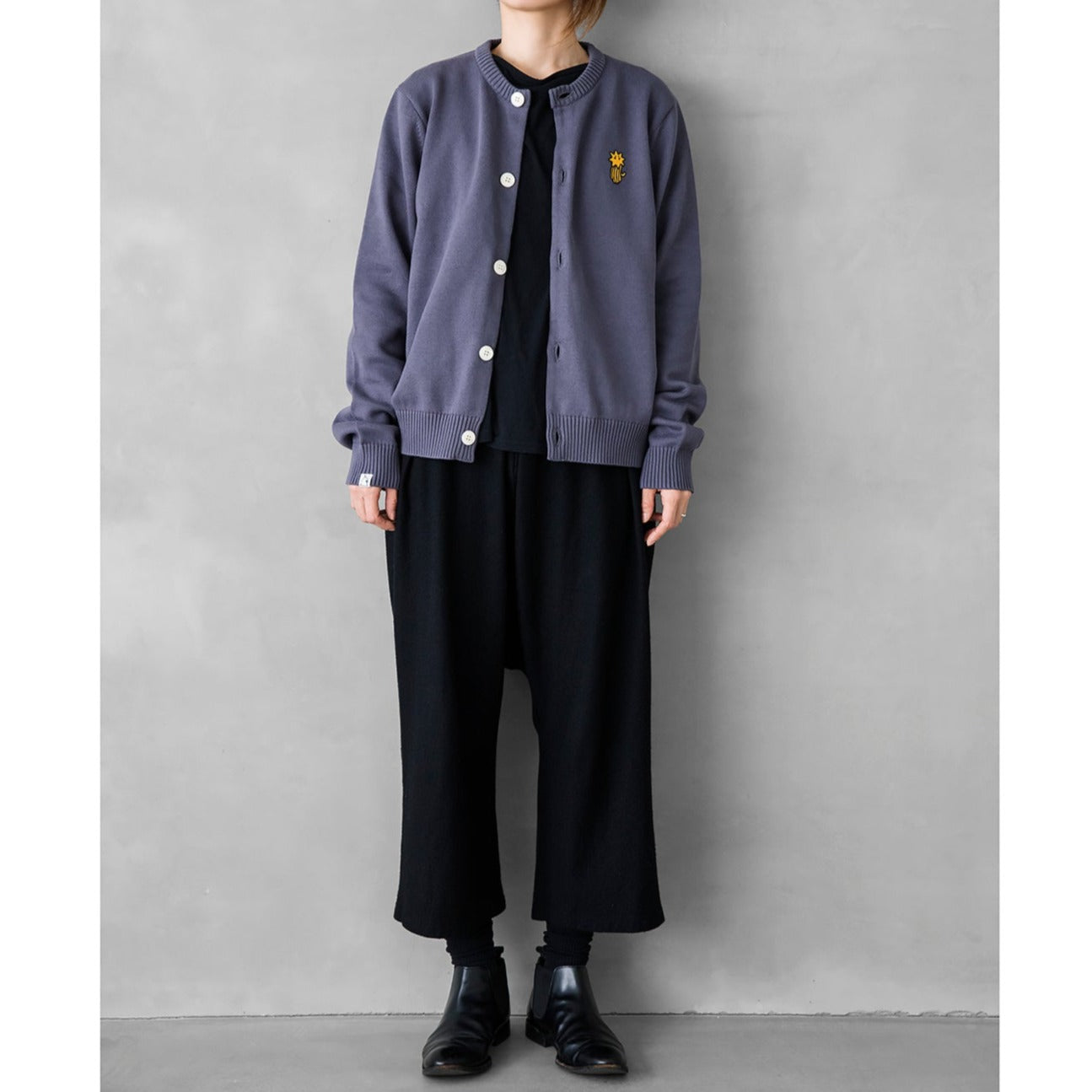 【あわせがい対象商品(ワッペン別売)】カーディガン ワッペン:左胸1個