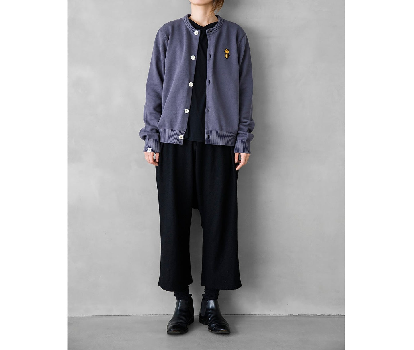 【あわせがい対象商品(ワッペン別売)】カーディガン ワッペン:左胸1個+左袖口1個