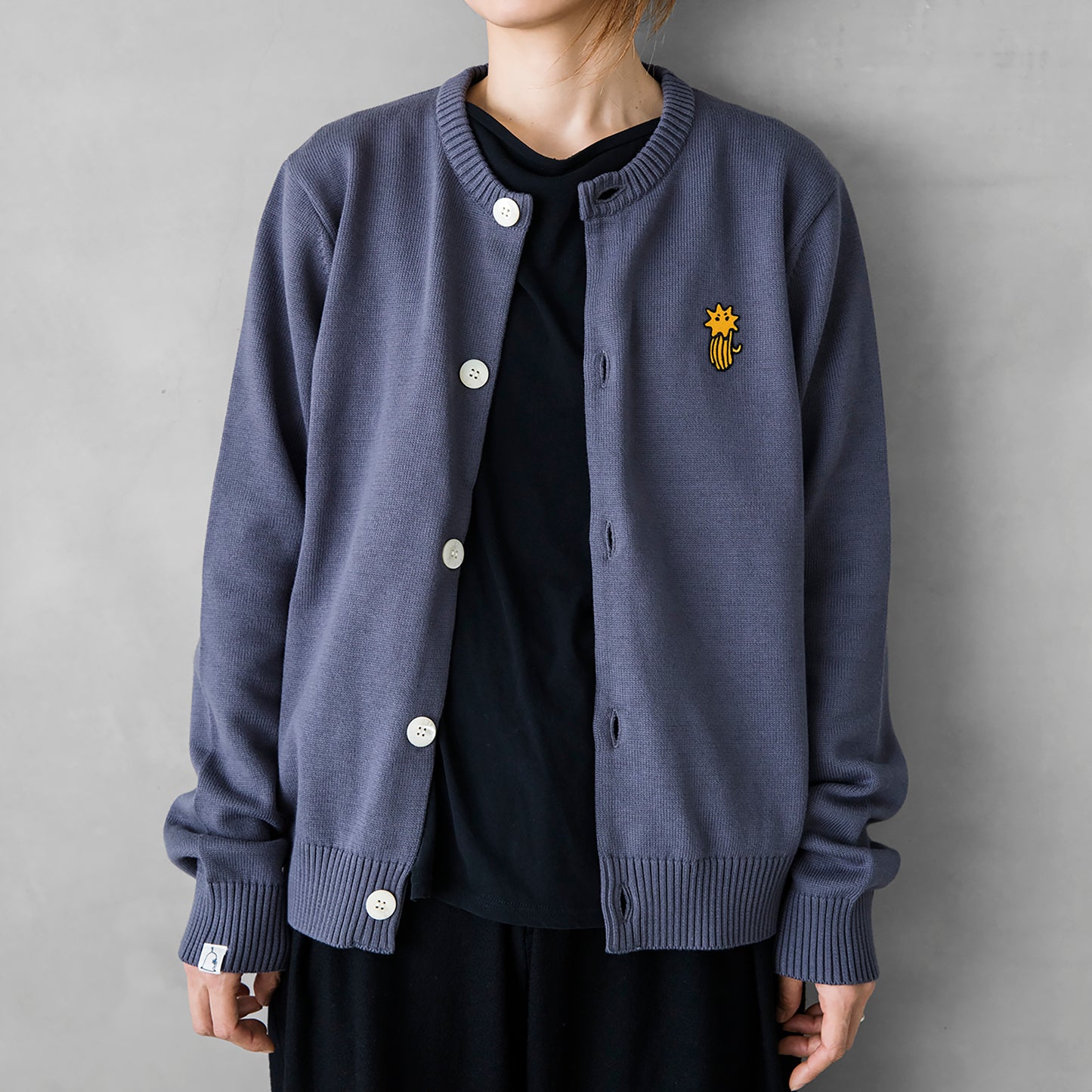 【あわせがい対象商品(ワッペン別売)】カーディガン ワッペン:左胸2個