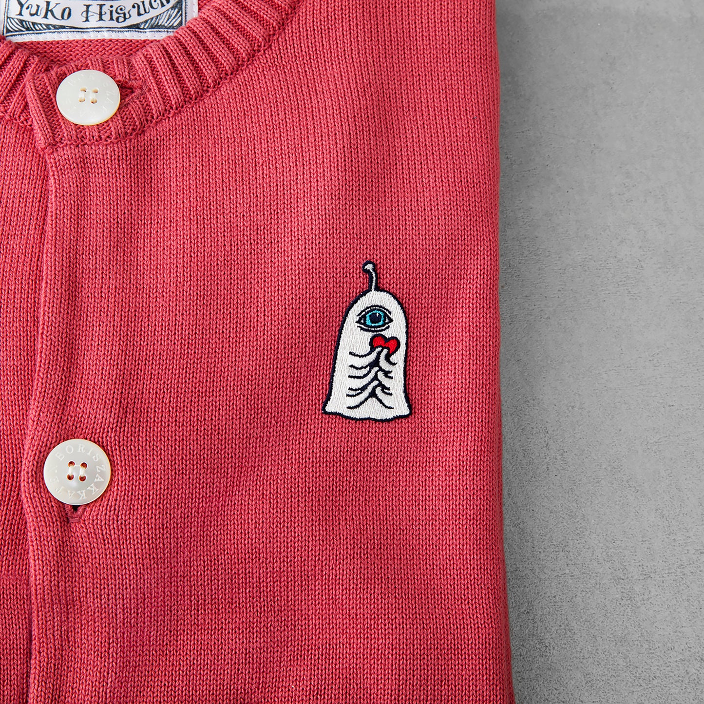 【あわせがい対象商品(ワッペン別売)】カーディガン ワッペン:左胸1個