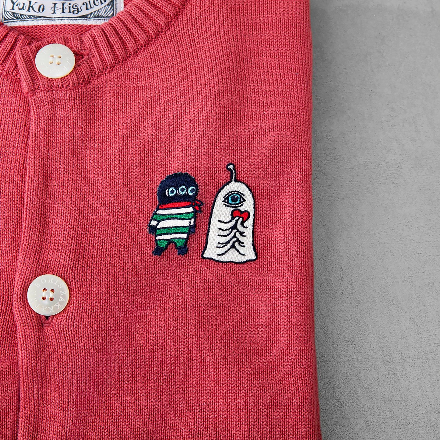 【あわせがい対象商品(ワッペン別売)】カーディガン ワッペン:左胸2個