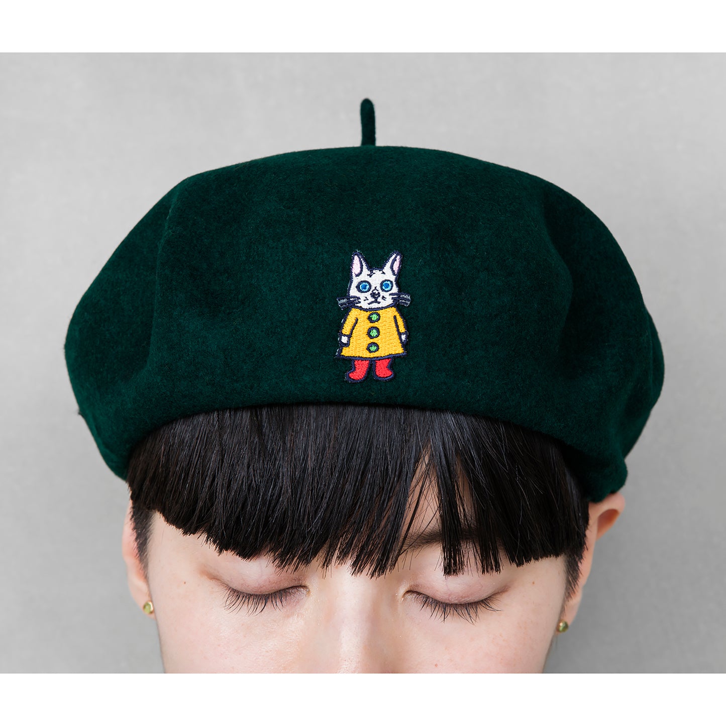 【あわせがい対象商品(ワッペン別売)】ベレー帽