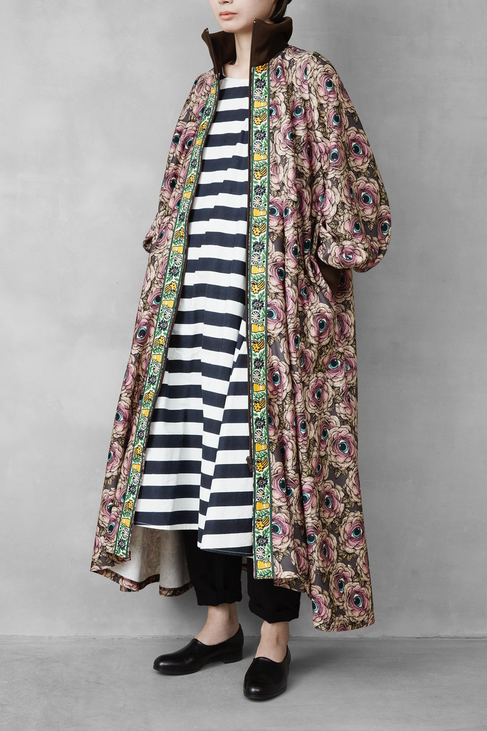 眼花ジャージ ドレス GRAY