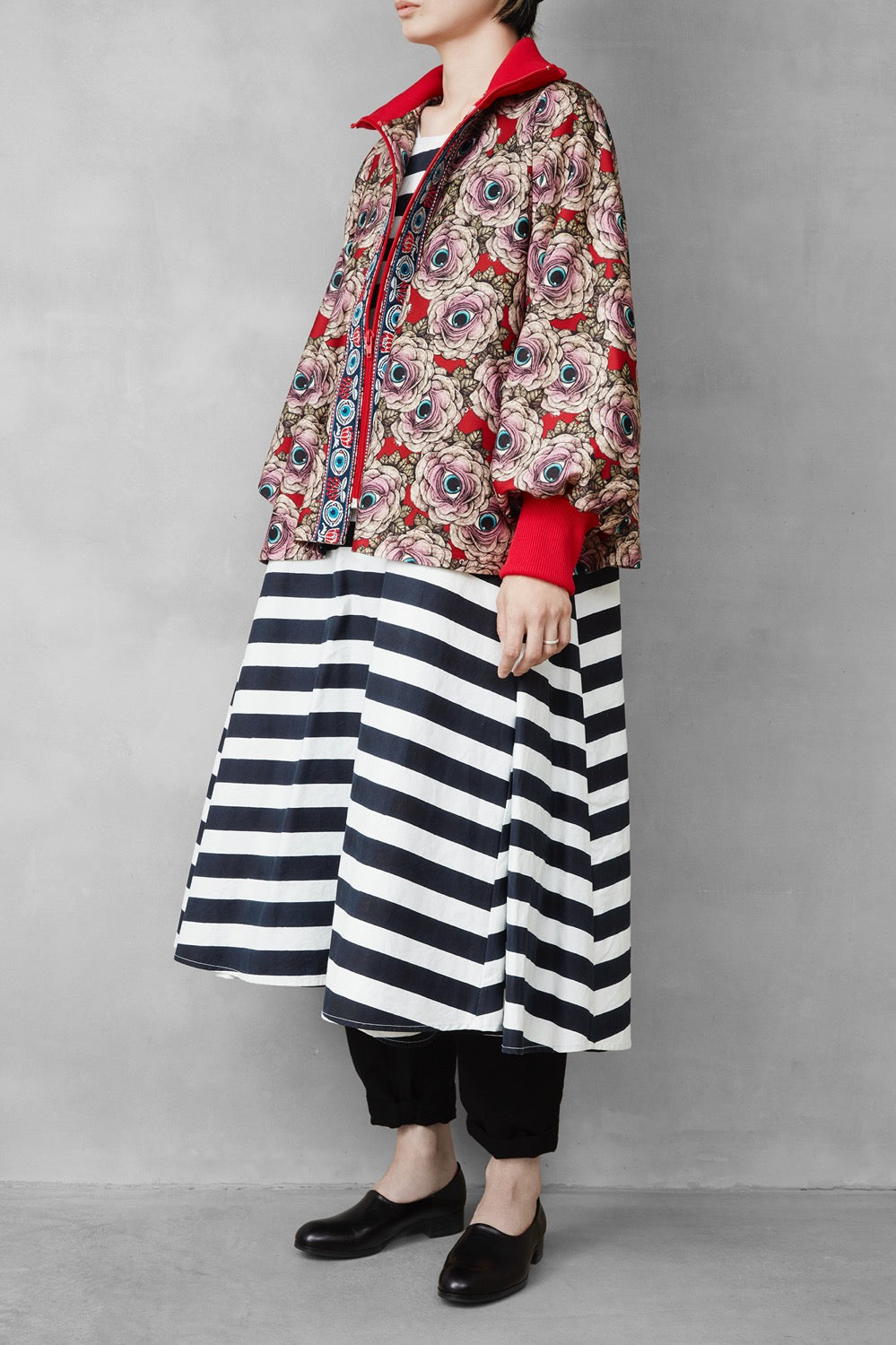 Mebana Jersey Flare TOPS RED