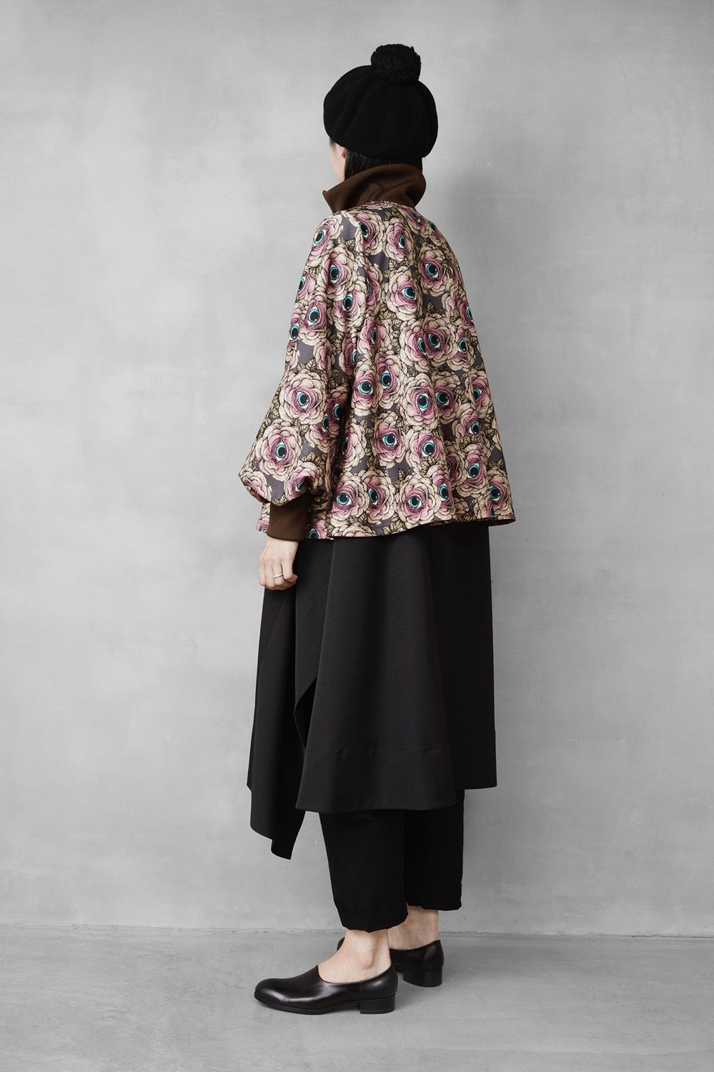 Mebana Jersey Flare TOPS GRAY