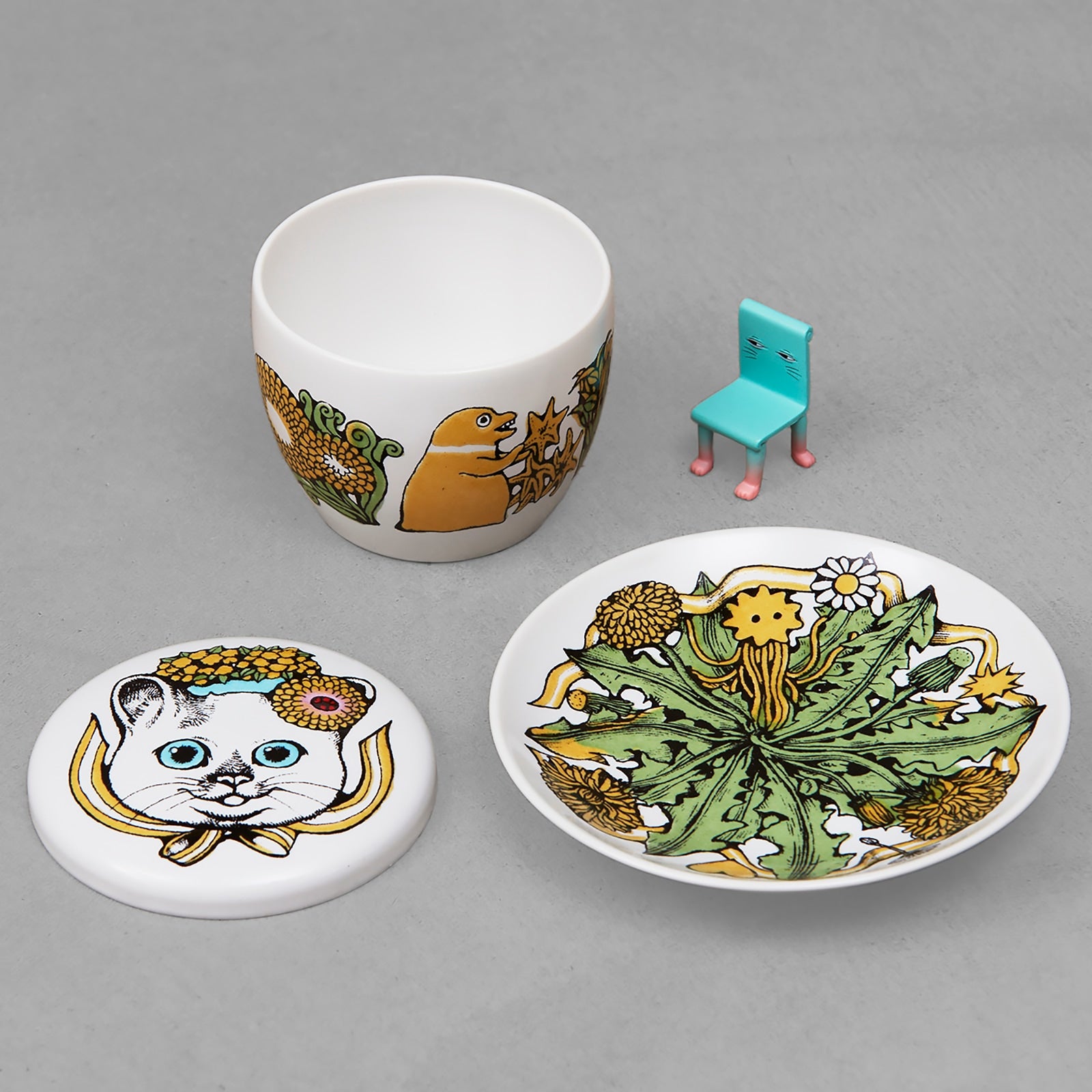 Kutaniyaki Teacup set Koharu – ボリス雑貨店