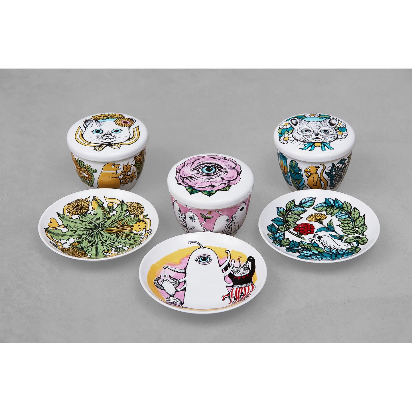 Kutaniyaki Teacup set Koharu