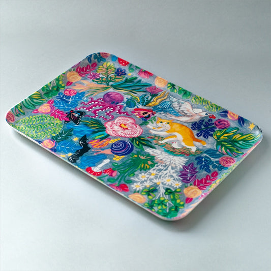 OBON(tray) (L size) Sougen wo nigeru Boris