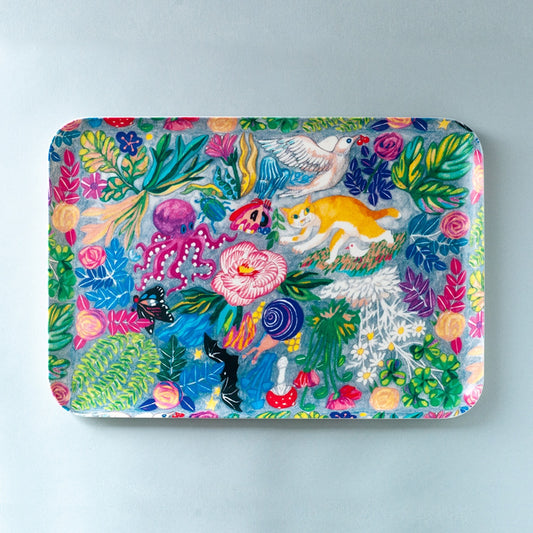 OBON(tray) (L size) Sougen wo nigeru Boris