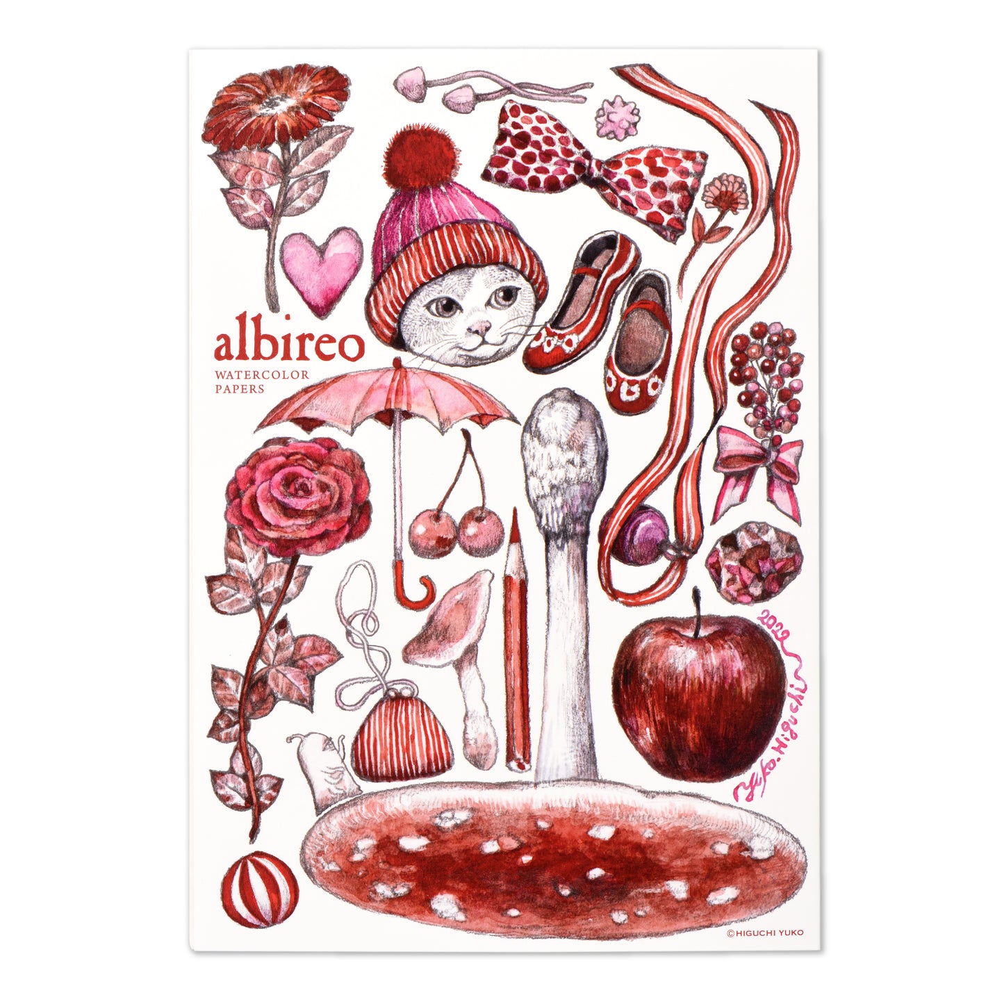 ヒグチユウコ×ホルベイン2023 水彩紙ブック YHAB-SM ブロックタイプ