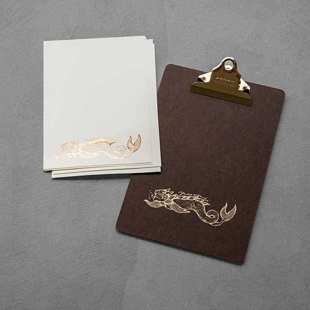 Clipboard A5 Neko sakana (with letter paper)