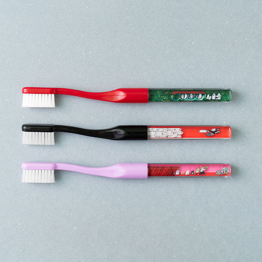 Floating toothbrush (with case) Koharu ni Hanataba wo