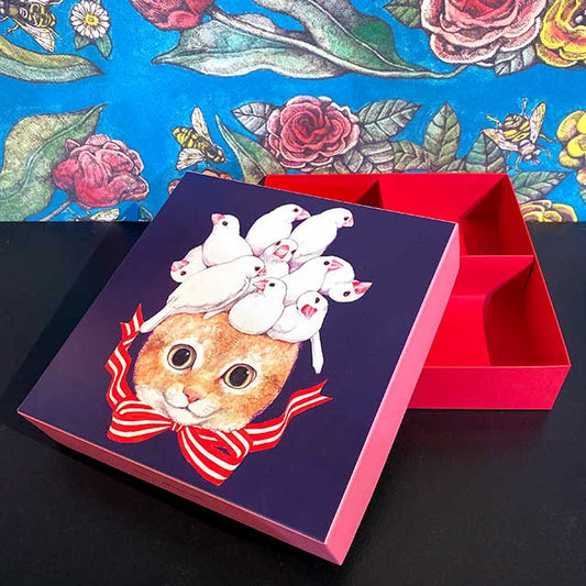 ギフトボックス【L】 とりあたま(白文鳥)