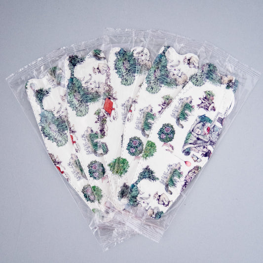 Non-woven fabric mask "Honya no Arumachi"