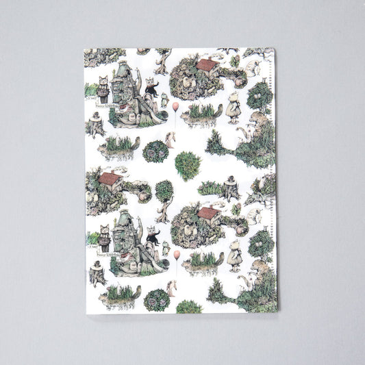 クリアファイル ほんやのあるまち