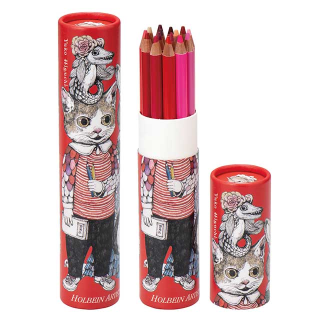 Yuko Higuchi x Holbein 2018 Artist colored pencils 15 colors (red)