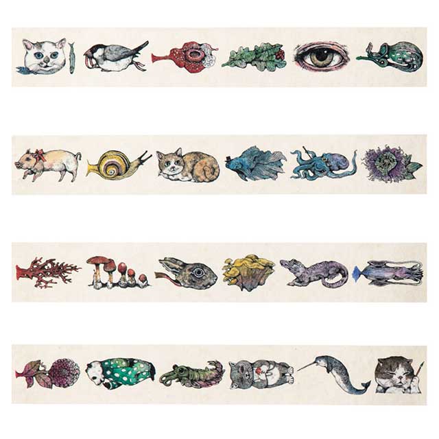 Higuchi Yuko x Holbein 2018 Masking Tape 30mm All 4 types set