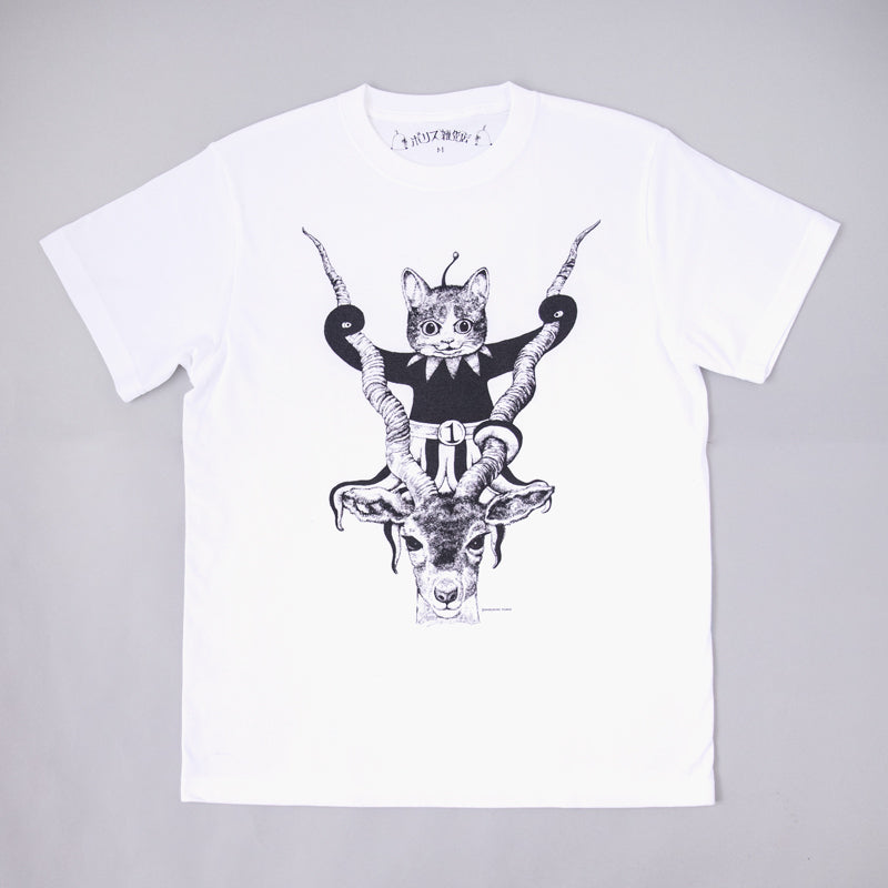 Tシャツ GUSTAVEくん1号 ホワイト/イエロー/グレー