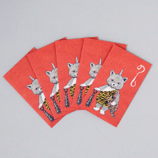 ポチ袋 雷様・ニャンコ&アノマロ