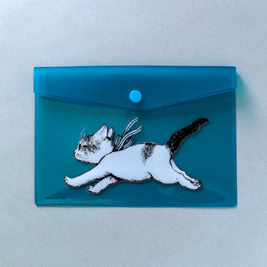 【こねこ】 ポストカード20種セット(ターコイズケース付)