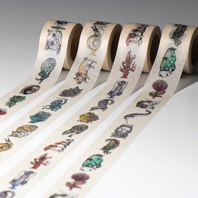 Higuchi Yuko x Holbein 2018 Masking Tape 30mm All 4 types set
