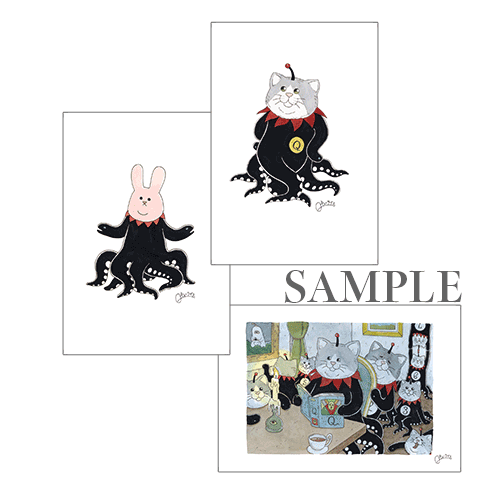 【GUSTAVEくん展】ポストカードセット(ファイルケース付)