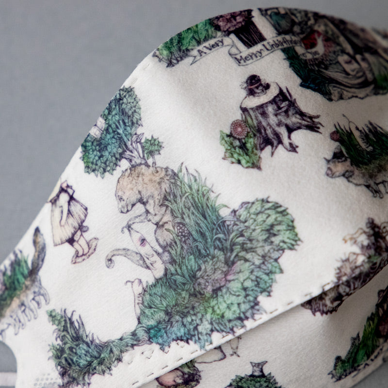 Non-woven fabric mask "Honya no Arumachi"