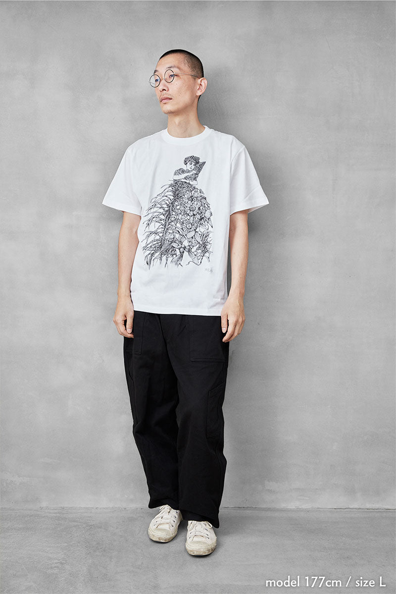 植物展 Tシャツ 女の子白