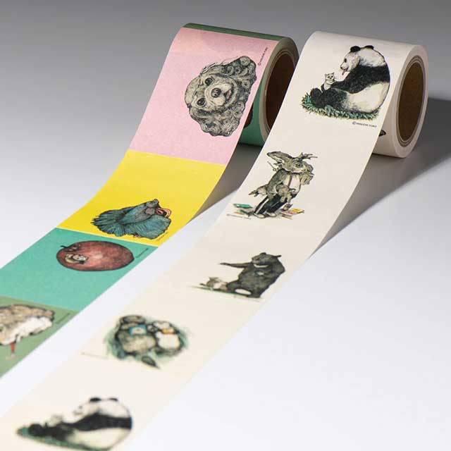Higuchi Yuko x Holbein 2018 sticky note roll all 2 types x 2 each 4 piece set