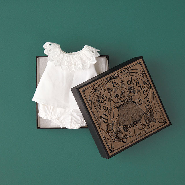 Koharu's clothes dress&drawers white