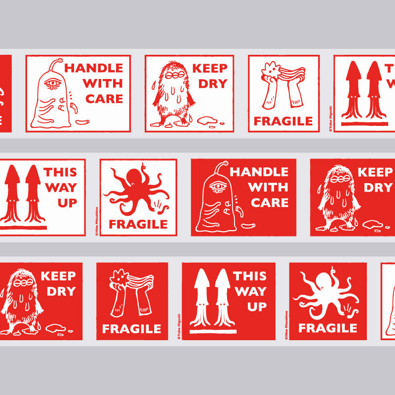 Curing tape FRAGILE