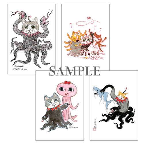 【GUSTAVEくん展】ポストカードセット(ファイルケース付)